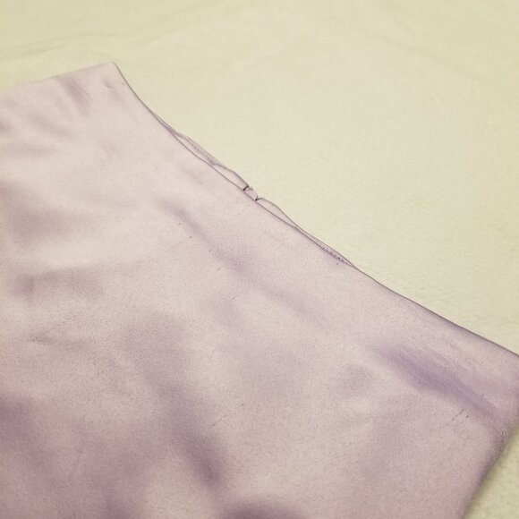 NWT Lavender Satin Mini Skirt X-Small Pastel Purple House of Harlow 1960 - Picture 4 of 13